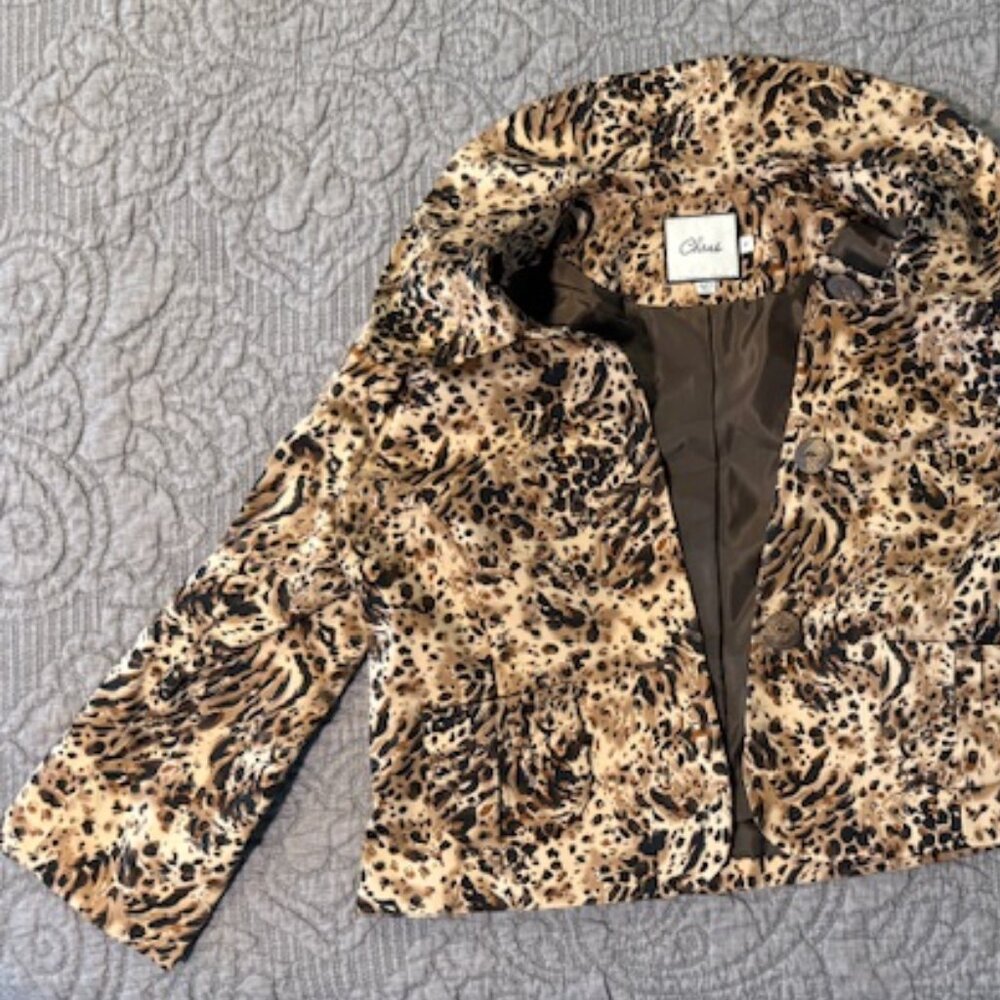 Cheetah or Animal Print Jacket - FALL COLORS